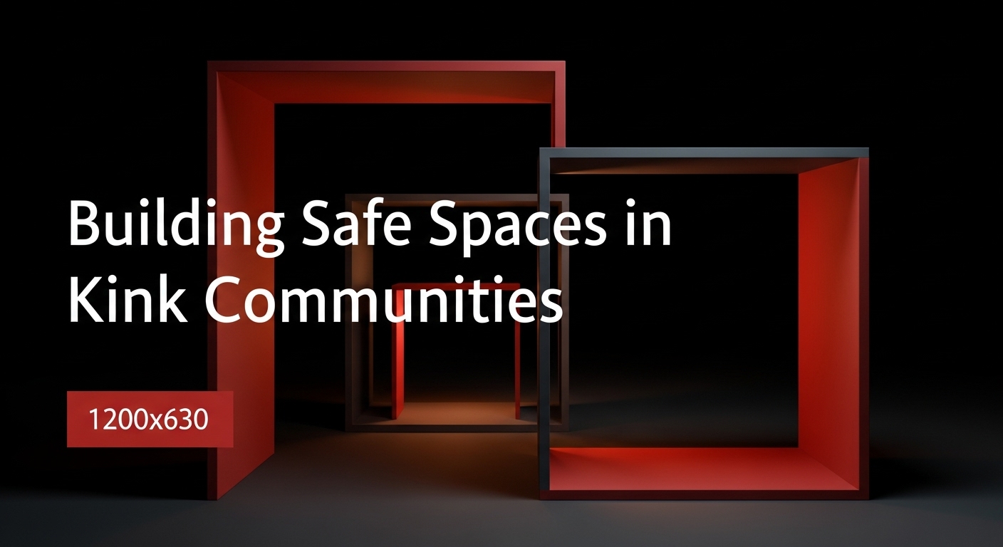 Cover image for Building Safe Spaces in Kink Communities